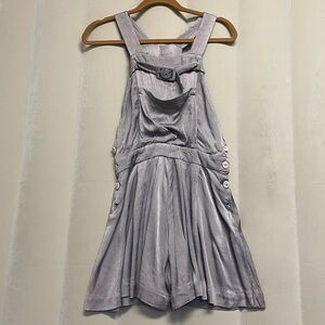 United Bamboo New York Women’s Romper Overalls Iridescent Shimmer Quiet Luxury